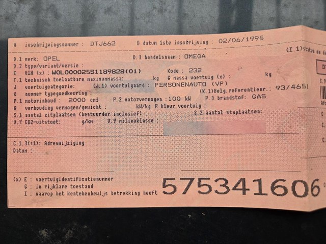 Opel omega, 1995 - afbeelding 10 van  14