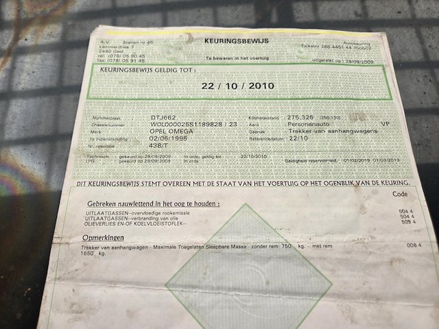 Opel omega, 1995 - afbeelding 12 van  14