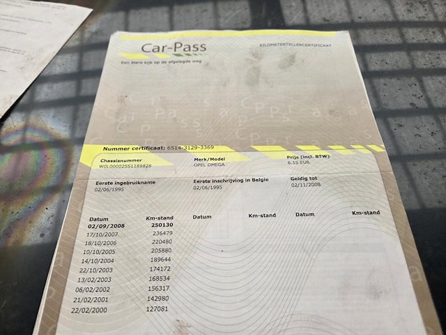 Opel omega, 1995 - afbeelding 13 van  14