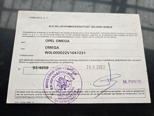 Opel omega, 1996 - afbeelding 10 van  12