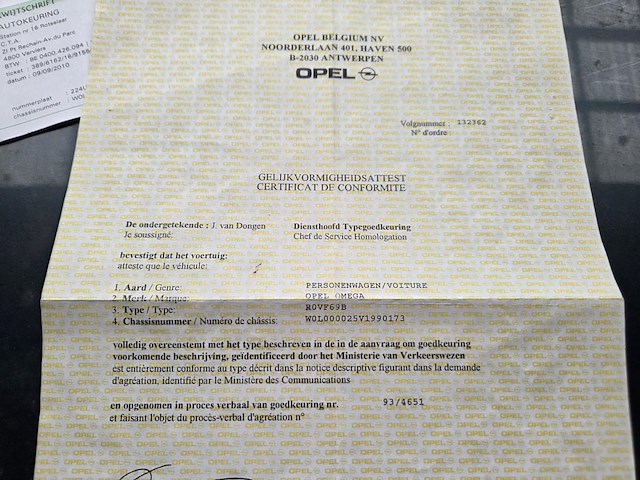 Opel omega, 1997 - afbeelding 11 van  12