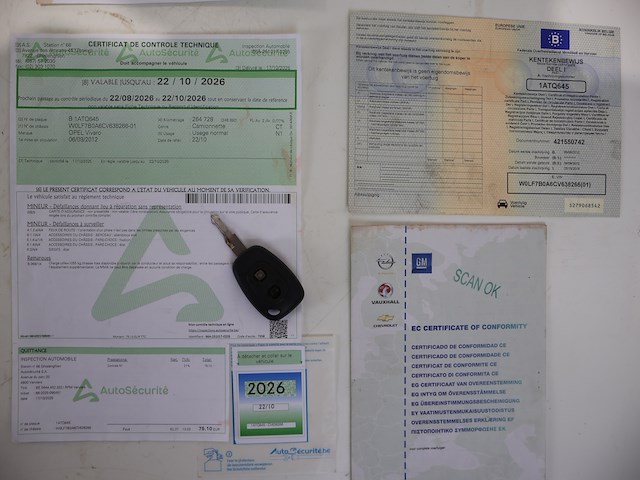 Opel vivaro - wolf7b0a6cv638266 - 2012 - afbeelding 16 van  28