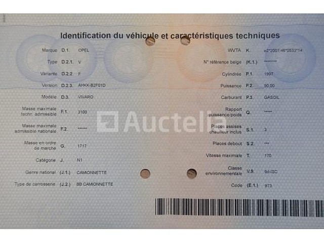 Opel vivaro (2021-66,366 km) vrachtwagen (vin:vxevfahkkm7807433) - afbeelding 47 van  55