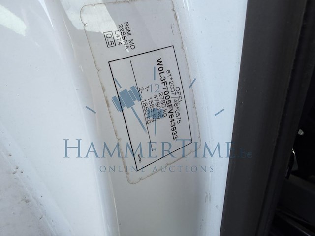 Opel vivaro 2700 fou swb 1.6 cdti l1h1 edition confort, 2016 - afbeelding 18 van  27