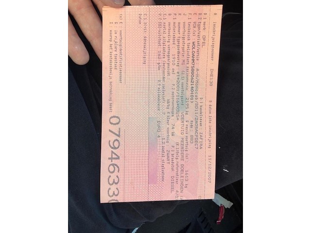 Opel zafir zafira, 2007 - afbeelding 11 van  19