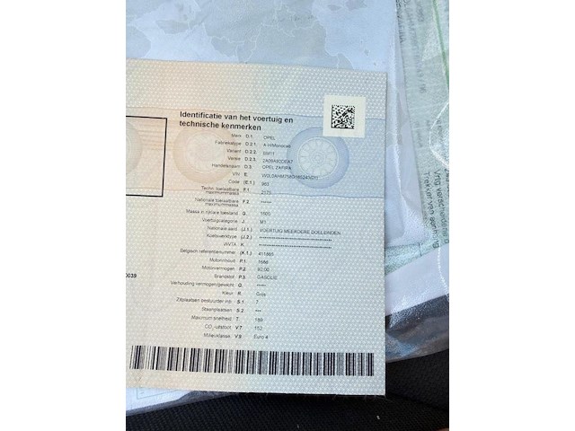 Opel zafir zafira, 2008 - afbeelding 19 van  27