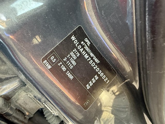 Opel zafira 1 7 dpf, 2013 - afbeelding 14 van  28