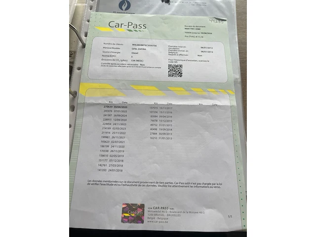 Opel zafira 2012 - afbeelding 18 van  25