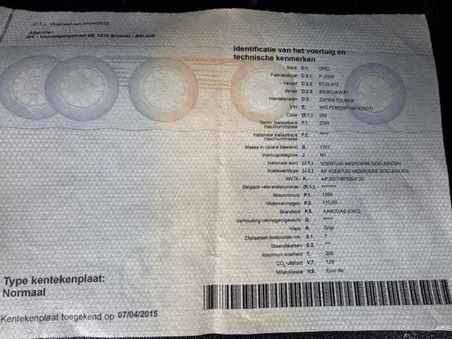 Opel zafira, 2015 - afbeelding 27 van  37
