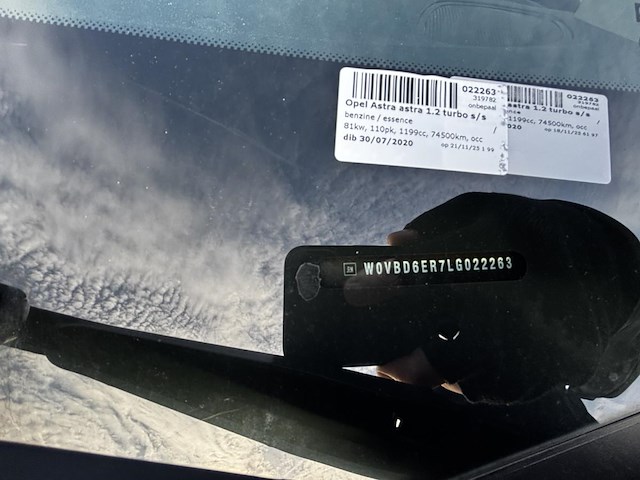 Opel/astra 1 s, 2020 - afbeelding 16 van  31