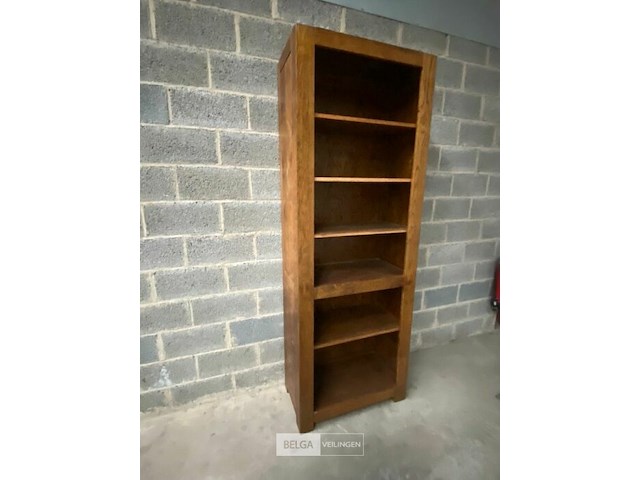 Open boekenkast bruin eik - afbeelding 1 van  3