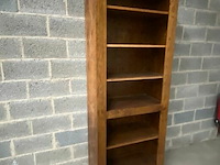 Open boekenkast bruin eik - afbeelding 1 van  3