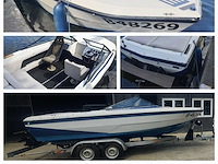 Open boot / runabout (pleziermotorboot) + aanhanger - afbeelding 12 van  16