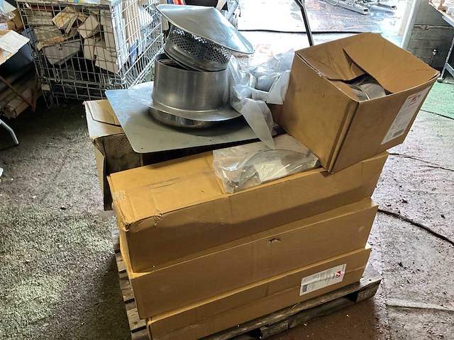 Open haard afvoersysteem in dubbel inox - afbeelding 1 van  9