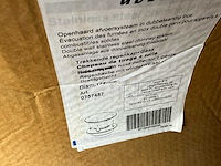 Open haard afvoersysteem in dubbel inox - afbeelding 5 van  9
