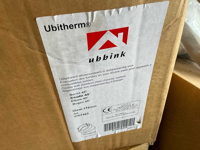 Open haard afvoersysteem in dubbel inox - afbeelding 9 van  9