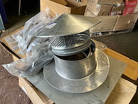 Open haard afvoersysteem in dubbel inox - afbeelding 8 van  9