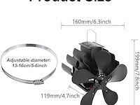 Open haardventilator - afbeelding 2 van  7