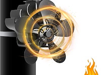 Open haardventilator - afbeelding 1 van  7