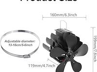 Open haardventilator - afbeelding 2 van  7