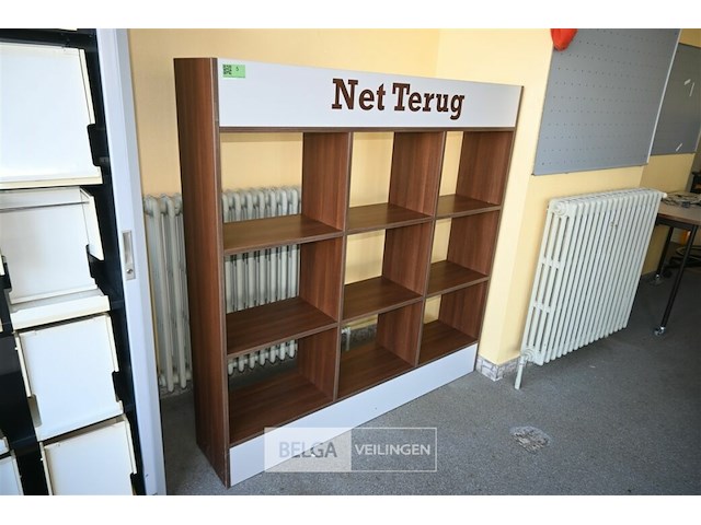 Open houten kast - afbeelding 1 van  4