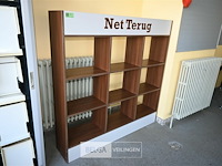 Open houten kast