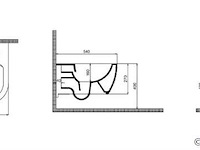 Ophang wc design met bidet - afbeelding 1 van  3