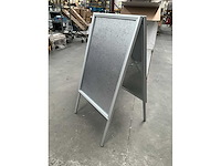 Opklapbaar alu stoepbord - afbeelding 3 van  5