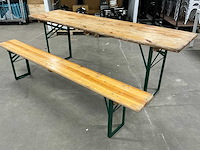 Opklapbare biertafel (13x) - afbeelding 1 van  5