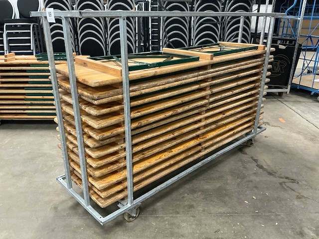 Opklapbare biertafel (13x) - afbeelding 4 van  5