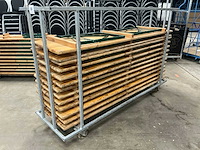 Opklapbare biertafel (13x) - afbeelding 4 van  5