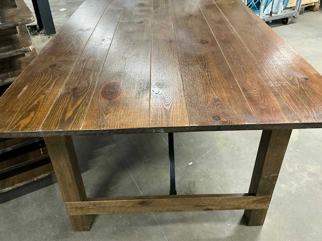 Opklapbare klooster eetkamertafel (17x) - afbeelding 3 van  5