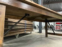 Opklapbare klooster eetkamertafel (17x) - afbeelding 4 van  5