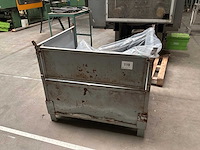 Opklapbare metalen stapelbak (6x) - afbeelding 2 van  3