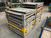 Opklapbare metalen stapelbak - afbeelding 3 van  3
