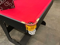 Opklapbare pooltafel fun break - rood - afbeelding 5 van  10