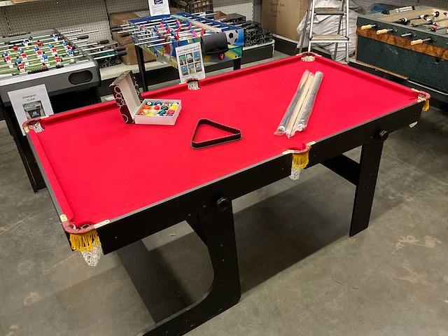 Opklapbare pooltafel fun break- groen - afbeelding 1 van  10