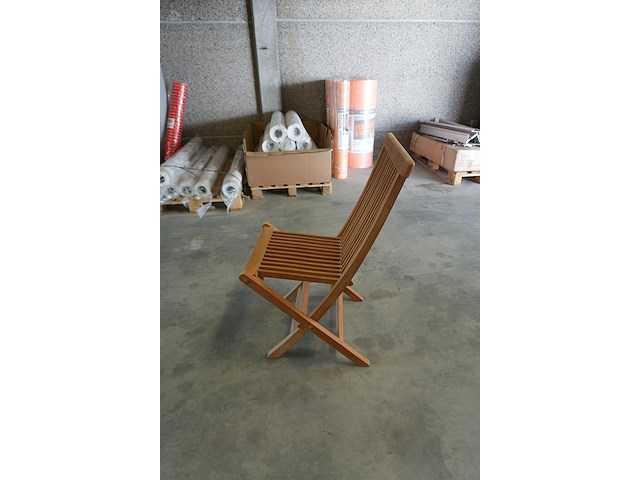Opklapbare teakhouten stoel hélène, jeparas (gf001) - afbeelding 6 van  6