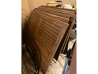 Opklapbare terrastafel (10x) - afbeelding 2 van  3