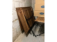 Opklapbare terrastafel (10x) - afbeelding 3 van  3