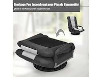 Opklapbare vloerfauteuil met 6-standen verstelbare rugleuning - afbeelding 8 van  11