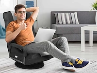 Opklapbare vloerfauteuil met 6-standen verstelbare rugleuning