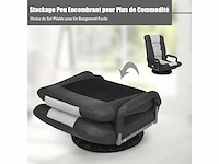 Opklapbare vloerfauteuil met 6-standen verstelbare rugleuning - afbeelding 8 van  11