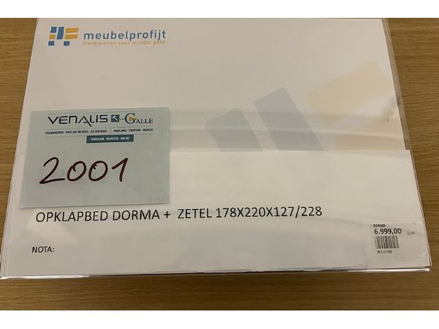 Opklapbed dorma + zetel exclusief - afbeelding 3 van  11