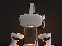 Oplaaddock voor headset & controllers quest2 - afbeelding 2 van  4