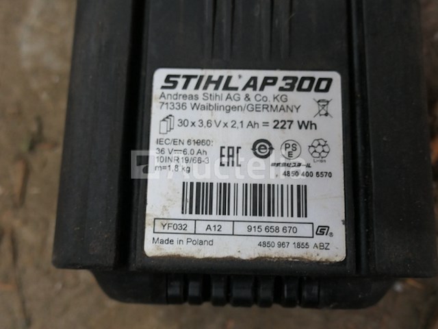 Oplader + accu stihl al 300 - afbeelding 4 van  5
