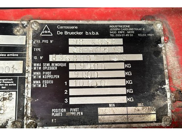 Oplegger 1 as dbm met laadbrug - afbeelding 8 van  23
