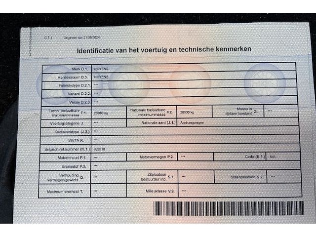 Oplegger aanhanger noyens - afbeelding 47 van  59
