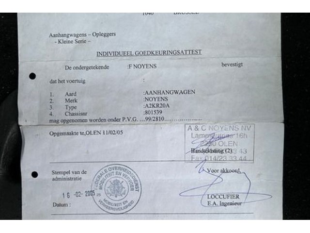 Oplegger aanhanger noyens - afbeelding 55 van  59