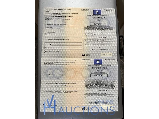 Oplegger pacton tbd.238 - 2004 met autolaadkraan kennis - afbeelding 27 van  40
